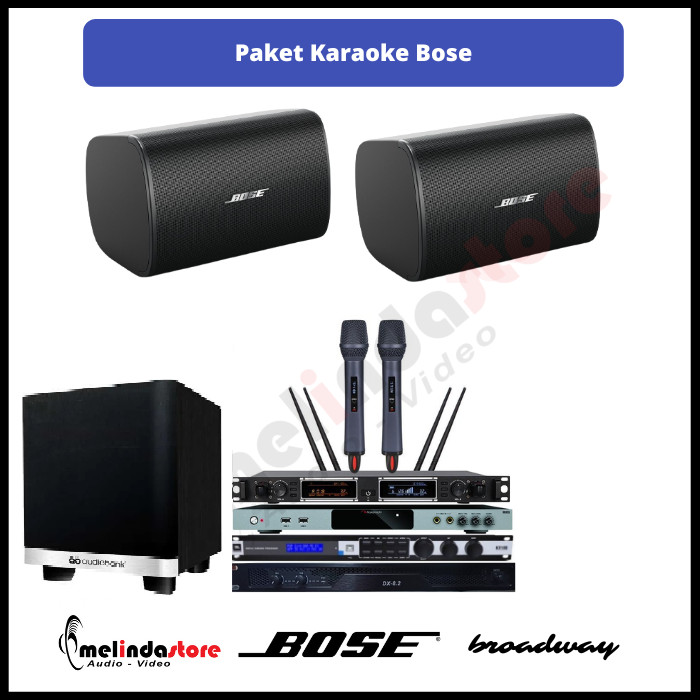 Paket Karaoke Speaker Bose DM8S 8 inch - No Touchscreen
